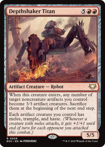 Depthshaker Titan (Commander: Edge of Eternities) Near Mint