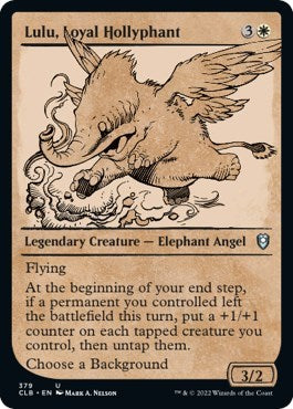 Lulu, Loyal Hollyphant (Showcase) (Commander Legends: Battle for Baldur's Gate) Near Mint Foil