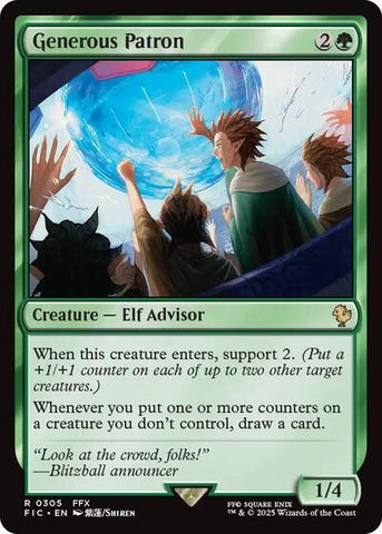 Generous Patron (Commander: FINAL FANTASY) Near Mint