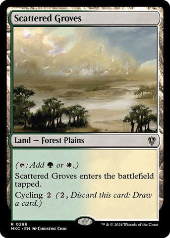 Scattered Groves (Commander: Murders at Karlov Manor) Near Mint