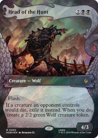 Head of the Hunt (Showcase) (Surge Foil) (The Hobbit) Near Mint Foil
