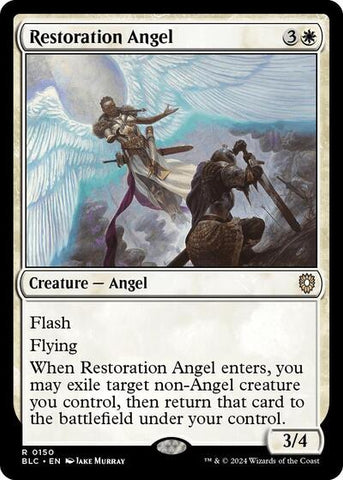 Restoration Angel (Commander: Bloomburrow) Near Mint
