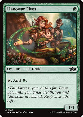Llanowar Elves (Foundations Jumpstart) Near Mint