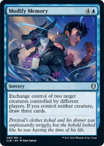 Modify Memory (Commander Legends: Battle for Baldur's Gate) Near Mint Foil