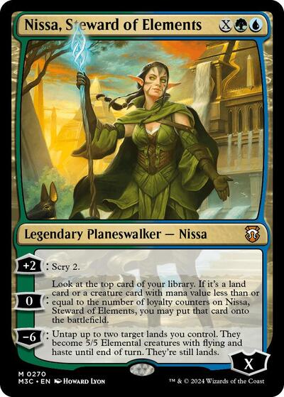 Nissa, Steward of Elements (Commander: Modern Horizons 3) Near Mint