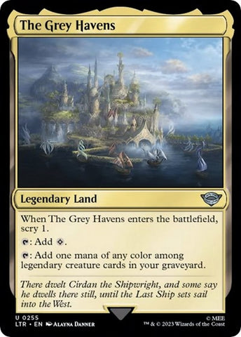 The Grey Havens (Universes Beyond: The Lord of the Rings: Tales of Middle-earth) Near Mint Foil