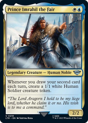 Prince Imrahil the Fair (Universes Beyond: The Lord of the Rings: Tales of Middle-earth) Near Mint Foil