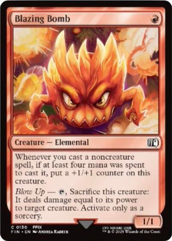 Blazing Bomb (Universes Beyond: FINAL FANTASY) Near Mint Foil