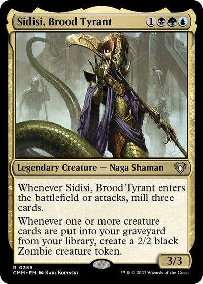 Sidisi, Brood Tyrant (Commander Masters) Near Mint
