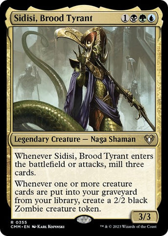 Sidisi, Brood Tyrant (Commander Masters) Near Mint