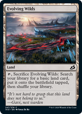 Evolving Wilds (Ikoria: Lair of Behemoths) Near Mint Foil