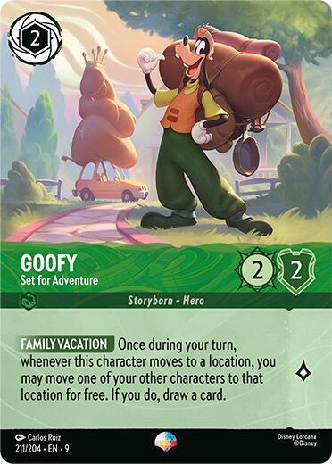 Goofy - Set for Adventure (Epic) (Fabled) Near Mint Holofoil