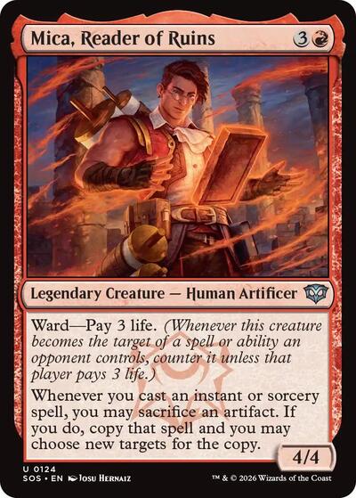 Mica, Reader of Ruins (Secrets of Strixhaven) Near Mint