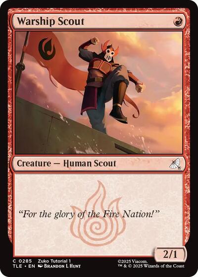 Warship scout (0285) (Avatar: The Last Airbender: Eternal-Legal) Near Mint