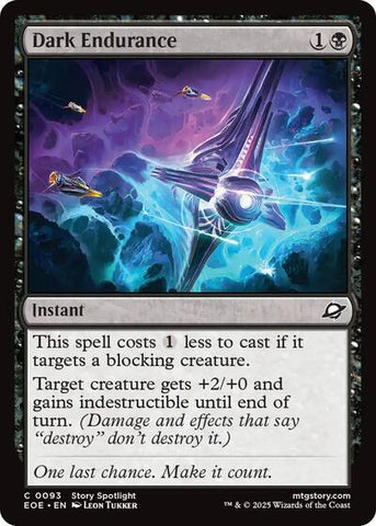 Dark Endurance (Edge of Eternities) Near Mint Foil