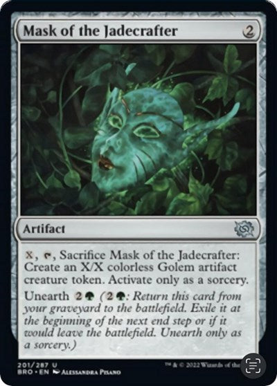 Mask of the Jadecrafter (The Brothers' War) Near Mint Foil