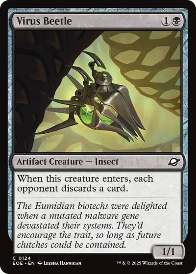 Virus Beetle (Edge of Eternities) Near Mint Foil