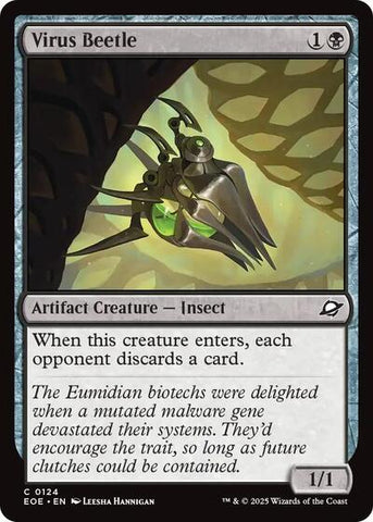 Virus Beetle (Edge of Eternities) Near Mint Foil