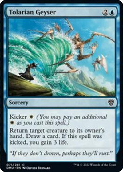 Tolarian Geyser (Dominaria United) Near Mint Foil