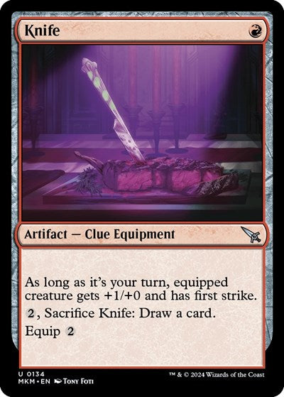 Knife (Murders at Karlov Manor) Near Mint Foil