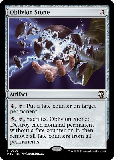 Oblivion Stone (Commander: Modern Horizons 3) Near Mint