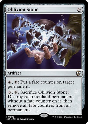 Oblivion Stone (Commander: Modern Horizons 3) Near Mint