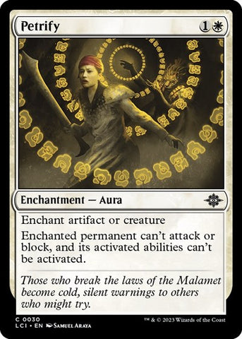 Petrify (The Lost Caverns of Ixalan) Near Mint Foil