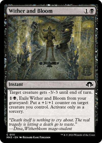 Wither and Bloom (Modern Horizons 3) Near Mint Foil