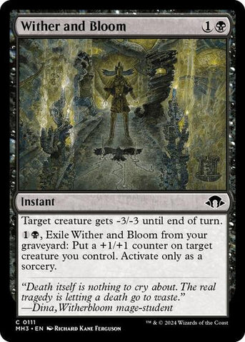 Wither and Bloom (Modern Horizons 3) Near Mint Foil