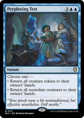 Perplexing Test (Commander: Bloomburrow) Near Mint