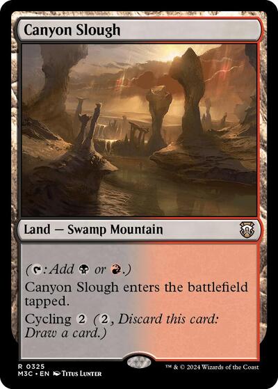 Canyon Slough (Commander: Modern Horizons 3) Near Mint