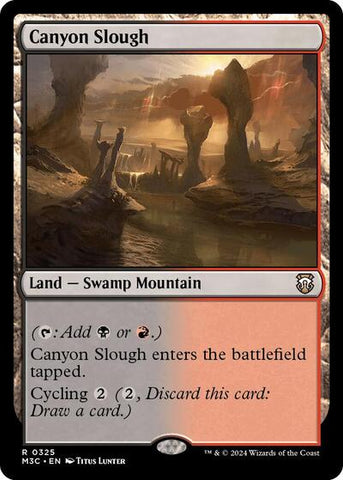Canyon Slough (Commander: Modern Horizons 3) Near Mint