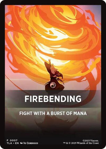 Firebending Theme Card (Avatar: The Last Airbender) Near Mint