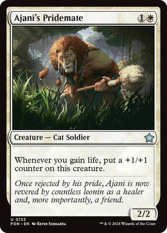 Ajani's Pridemate (Foundations) Near Mint