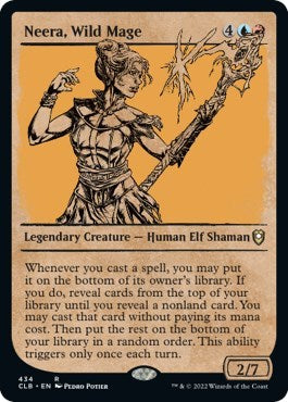 Neera, Wild Mage (Showcase) (Commander Legends: Battle for Baldur's Gate) Near Mint