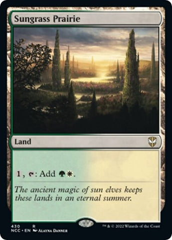 Sungrass Prairie (Commander: Streets of New Capenna) Near Mint
