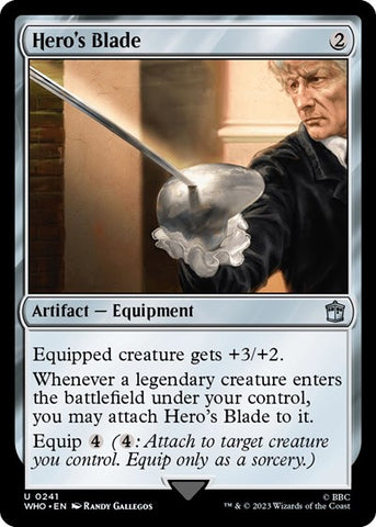 Hero's Blade (Universes Beyond: Doctor Who) Near Mint