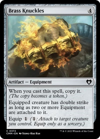 Brass Knuckles (Commander Masters) Near Mint Foil