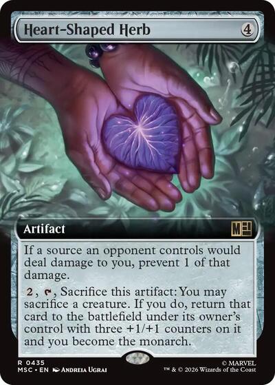 Heart-Shaped Herb (Extended Art) (Commander: Marvel Super Heroes) Near Mint