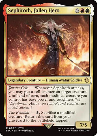 Sephiroth, Fallen Hero (Commander: FINAL FANTASY) Near Mint