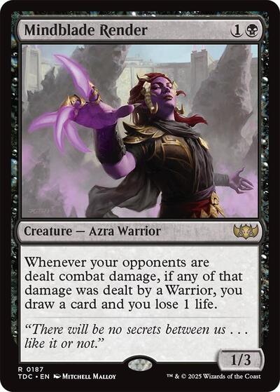 Mindblade Render (Commander: Tarkir: Dragonstorm) Near Mint