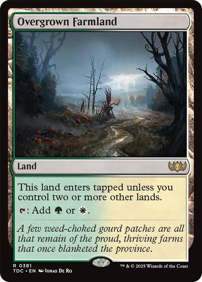 Overgrown Farmland (Commander: Tarkir: Dragonstorm) Near Mint
