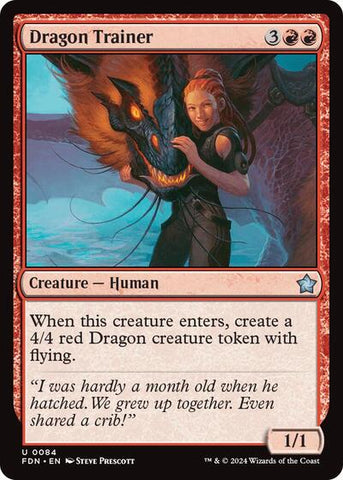 Dragon Trainer (Foundations) Near Mint Foil