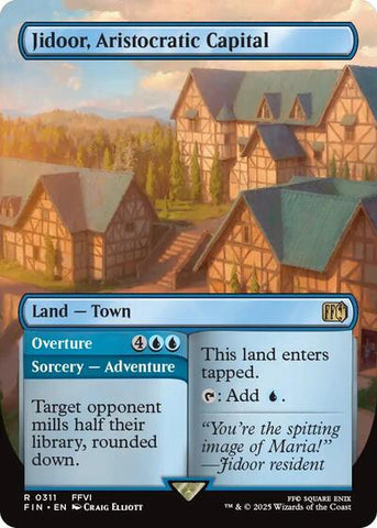 Jidoor, Aristocratic Capital (Borderless) (Universes Beyond: FINAL FANTASY) Near Mint