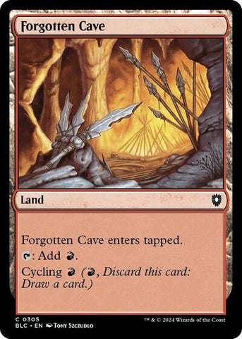 Forgotten Cave (Commander: Bloomburrow) Near Mint