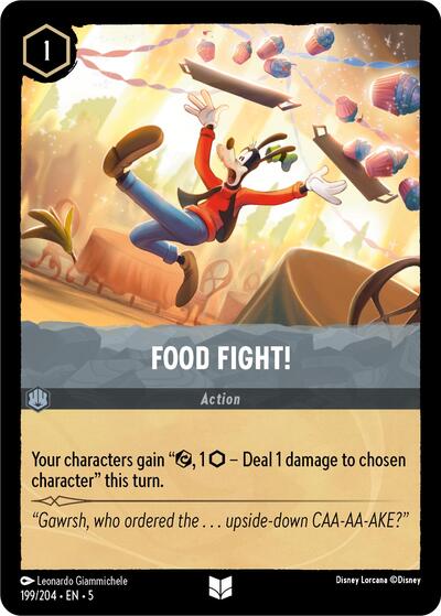 Food Fight! (Shimmering Skies) Near Mint
