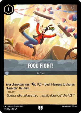 Food Fight! (Shimmering Skies) Near Mint