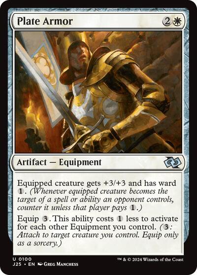 Plate Armor (Foundations Jumpstart) Near Mint