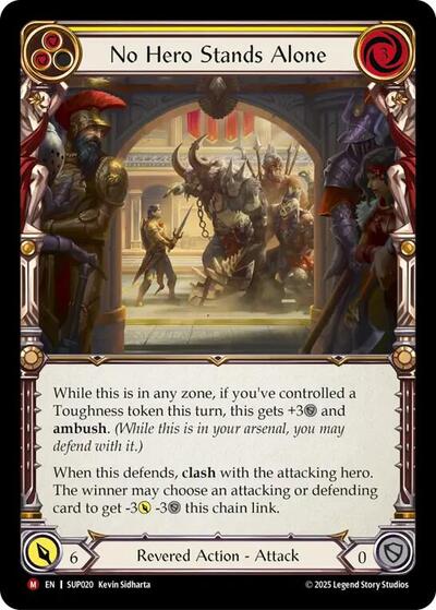 No Hero Stands Alone (Super Slam) Near Mint