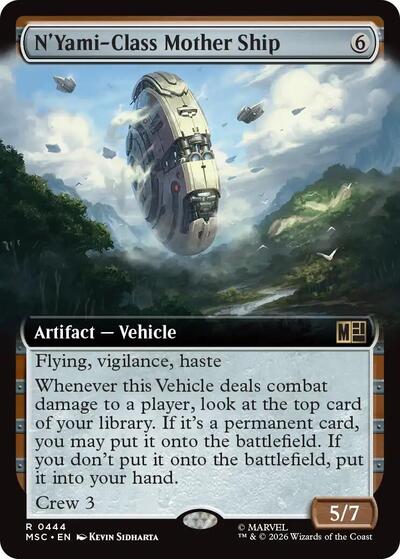 N'Yami-Class Mother Ship (Extended Art) (Commander: Marvel Super Heroes) Near Mint